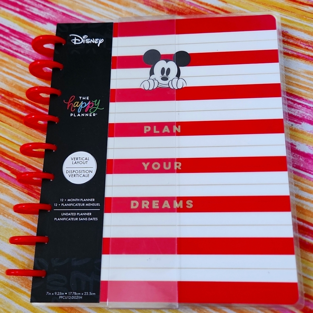 Disney UNDATED MICKEY Happy Planner !!